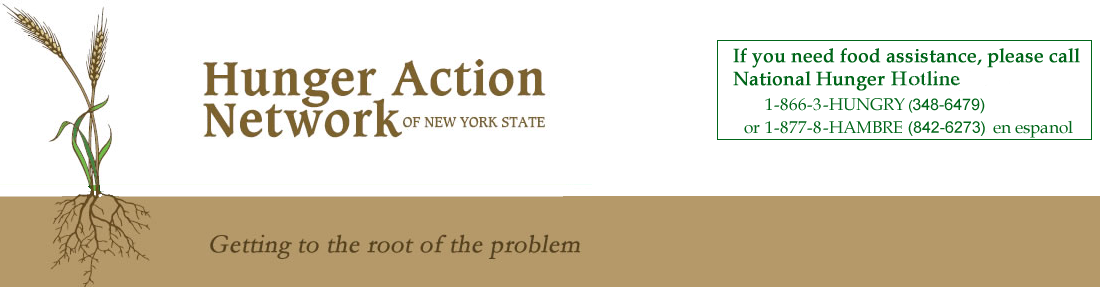 Hunger Action Network in NYS Logo