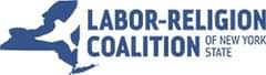 May be an image of text that says 'LABOR-RELIGION COALITION OF NEW YORK STATE'
