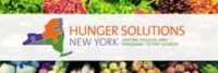 May be a graphic of text that says 'HUNGER SOLUTIONS NEW YORK PROGRAMS to END HUNGER UNITING POLICIES AND'